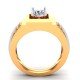 Men Gold Solitaire Ring