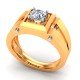 Solitaire Gents Wedding Ring