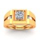 Solitaire Gents Wedding Ring