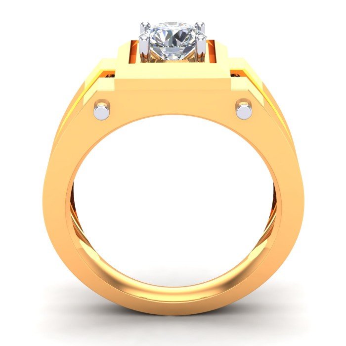 Solitaire Gents Wedding Ring