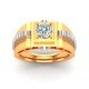 Gold Solitaire Wedding Ring