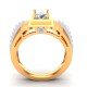 Gold Solitaire Wedding Ring