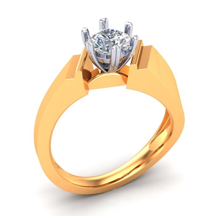 Single Diamond Solitaire Ring
