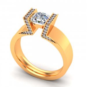 Exclusive Solitaire Engagement Ring