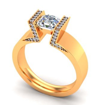 Exclusive Solitaire Engagement Ring