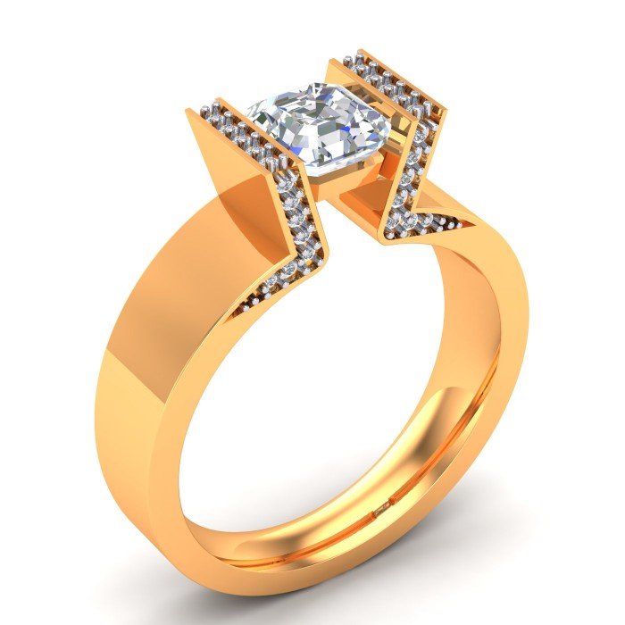 Exclusive Solitaire Engagement Ring