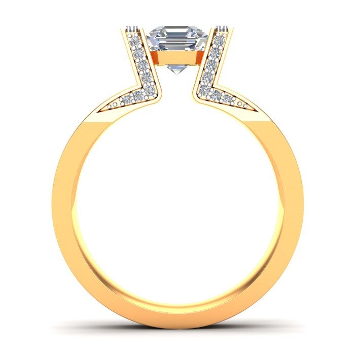 Exclusive Solitaire Engagement Ring