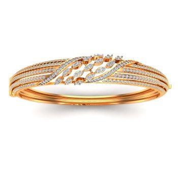 Oval Shape Gold Bracelet