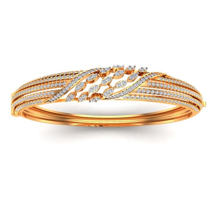 Oval Shape Gold Bracelet