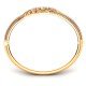 Oval Shape Gold Bracelet