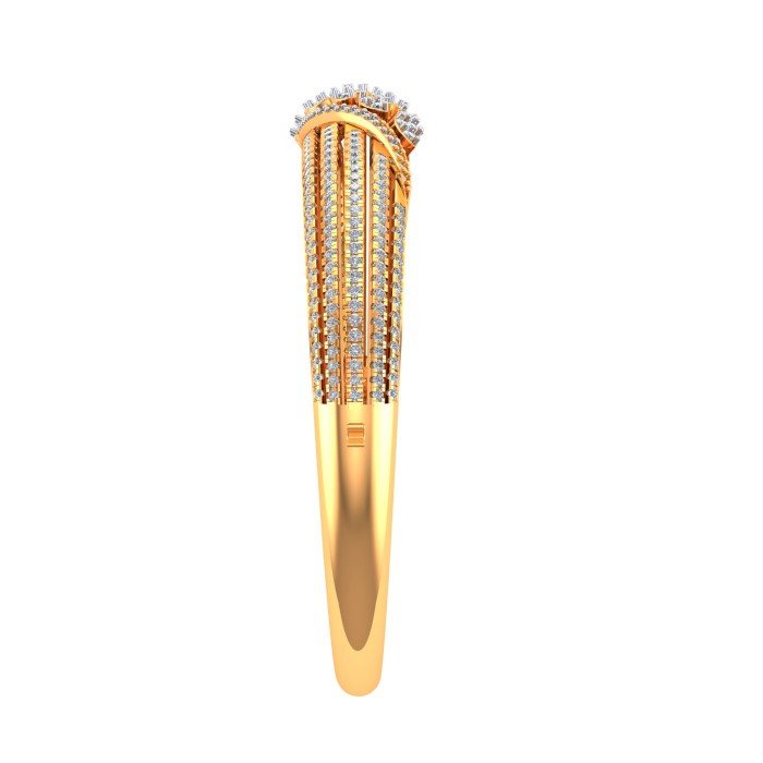 Oval Shape Gold Bracelet