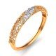 Wedding Gold Oval Bracelet