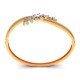 Gold & American Diamond Wedding Bracelet