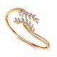 Leaves Gold Bangle for Women