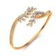 Leaves Gold Bangle for Women