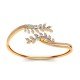 Leaves Gold Bangle for Women