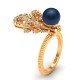 Pearl Gold Cocktail Ring