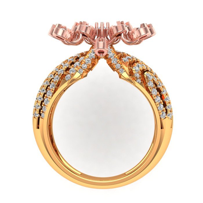 Pagoda Cocktail Ring