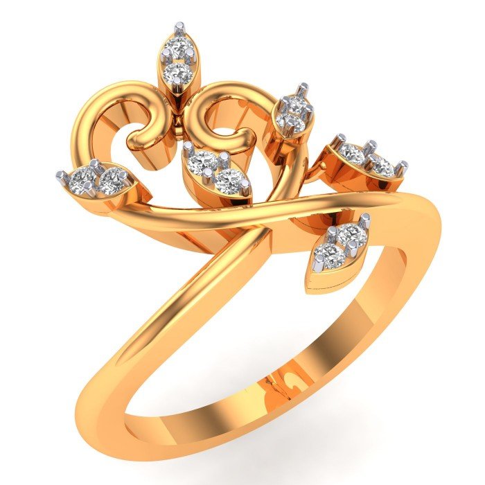 Popular Casual Gold Ring