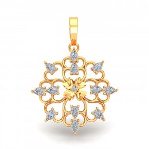 Pear Diamond Pendant