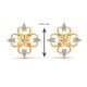 Pear Diamond Earring