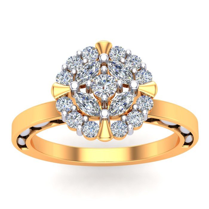 Cluster Flower Ring