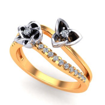 Floral Ring Gold