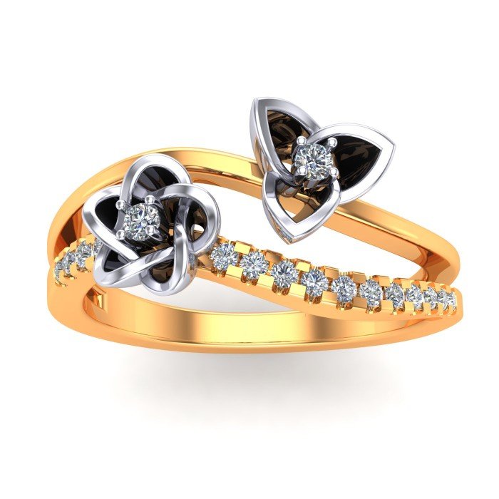 Floral Ring Gold