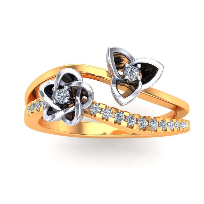 Floral Ring Gold