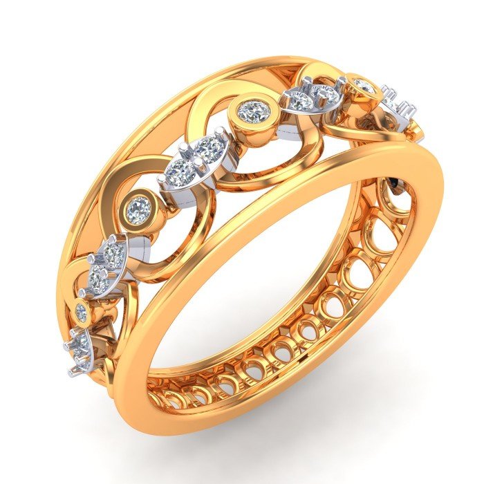 Gold Stylish Band Ring