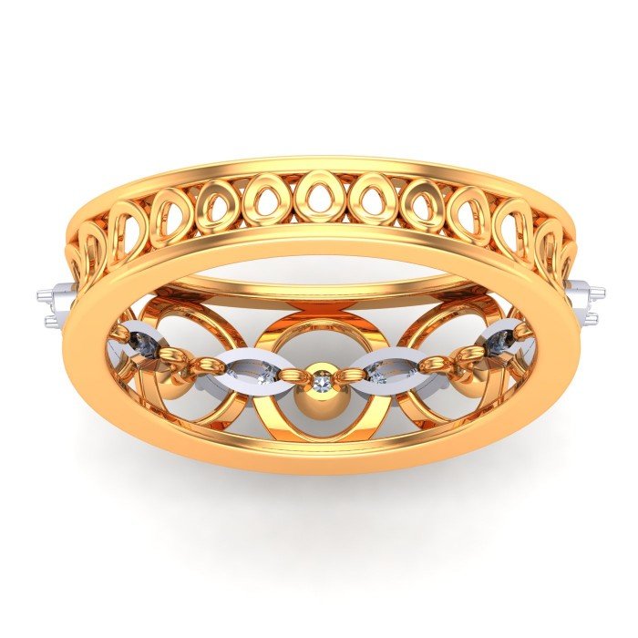 Gold Stylish Band Ring