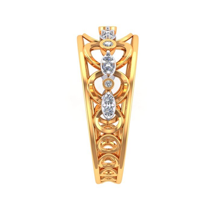 Gold Stylish Band Ring