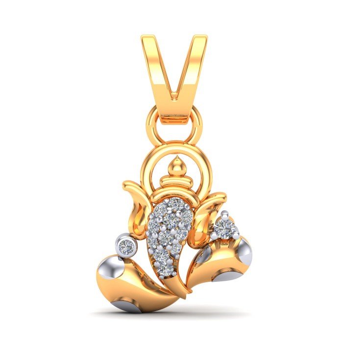Ganesh Ji Gold Pendant