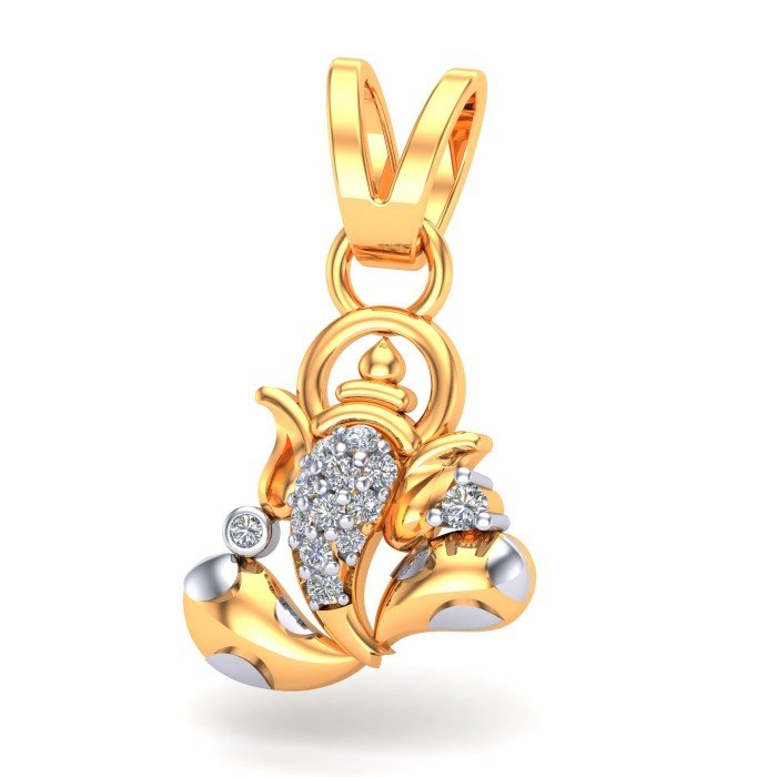 Ganesh Ji Gold Pendant