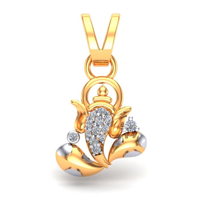 Ganesh Ji Gold Pendant