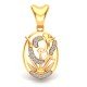 Om Surya Gold Pendant