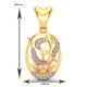 Om Surya Gold Pendant