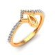 Casual Gold Womens Ring