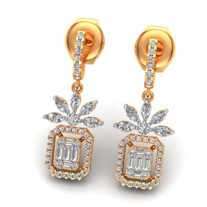 Latest Dangling Earrings Gold