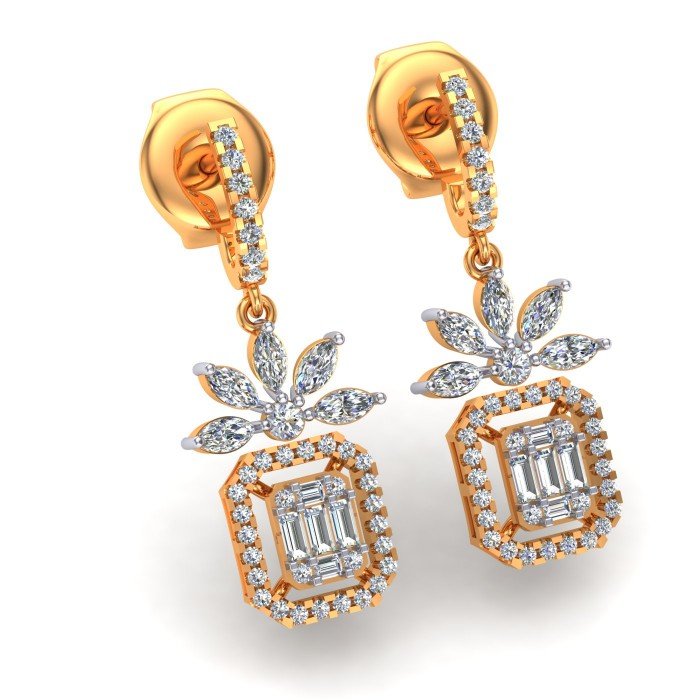 Latest Dangling Earrings Gold