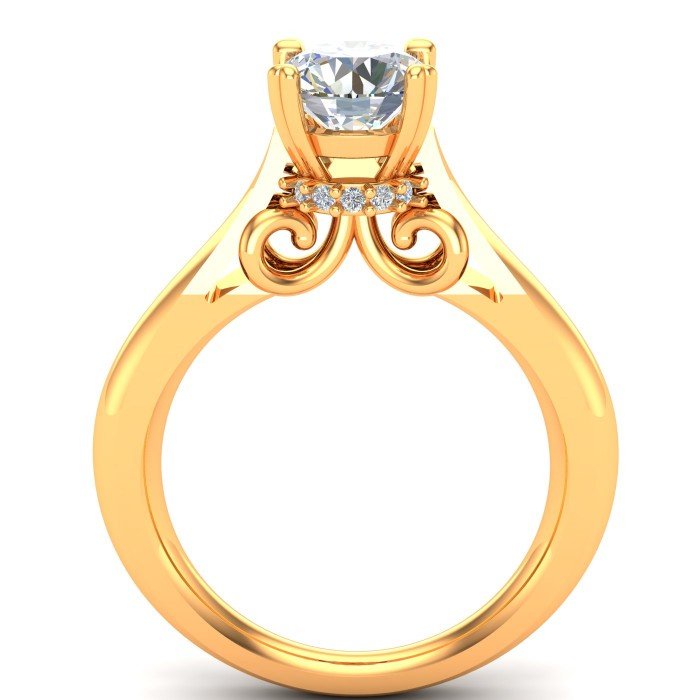 Fashion Solitaire Engagement Ring