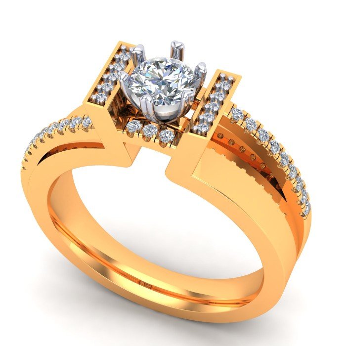 Men Wedding Solitaire Ring