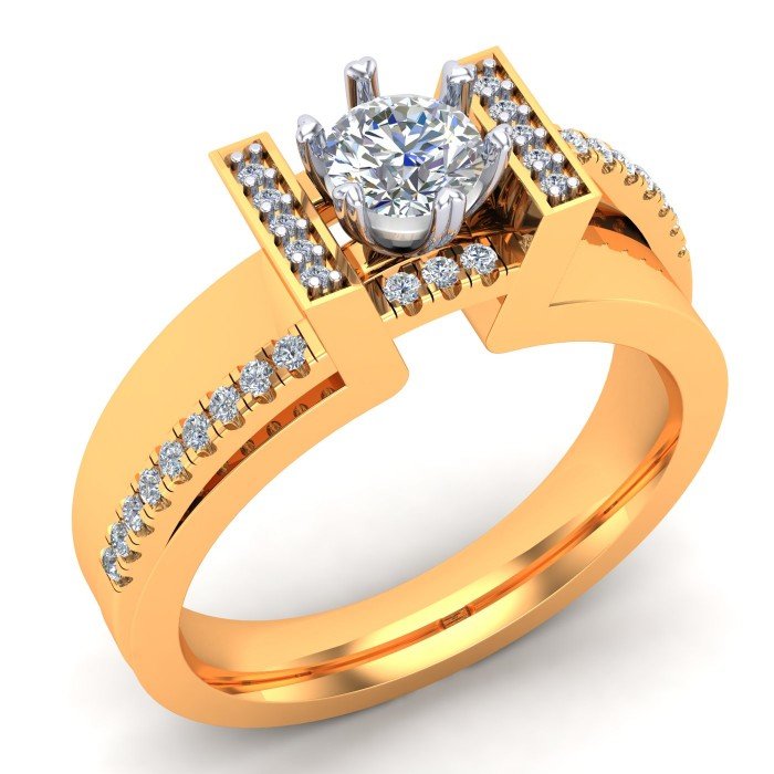 Men Wedding Solitaire Ring