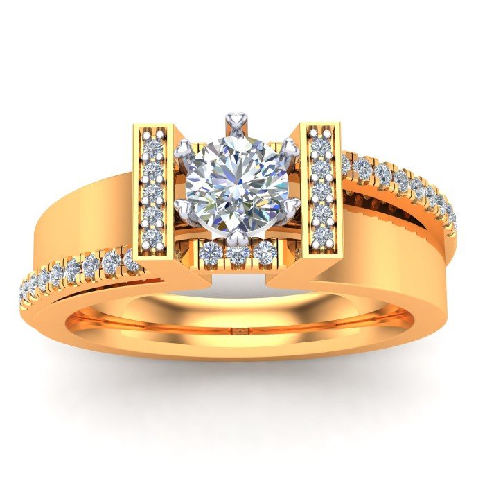 Men Wedding Solitaire Ring