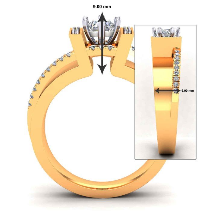 Men Wedding Solitaire Ring
