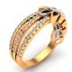 Stylish Ladies Gold Band Ring