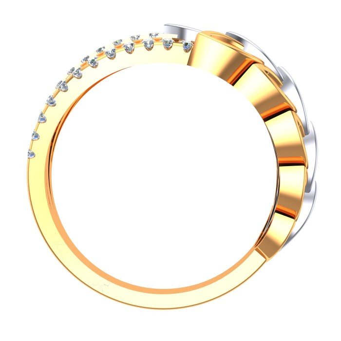 Stylish Ladies Gold Band Ring