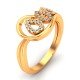 Pear Gold Ring