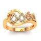 Pear Gold Ring