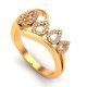 Pear Gold Ring